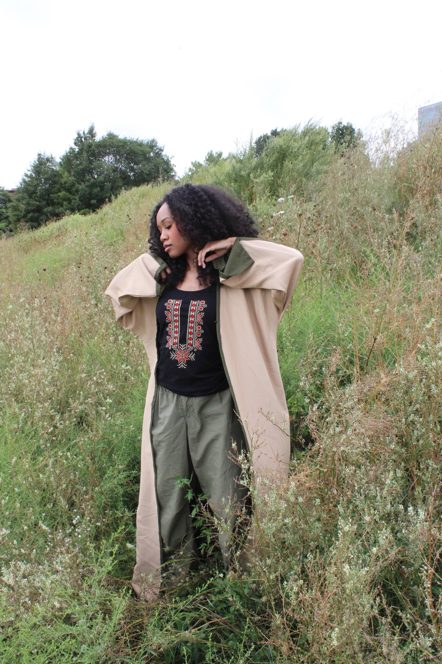 TWO TONED ABAYA