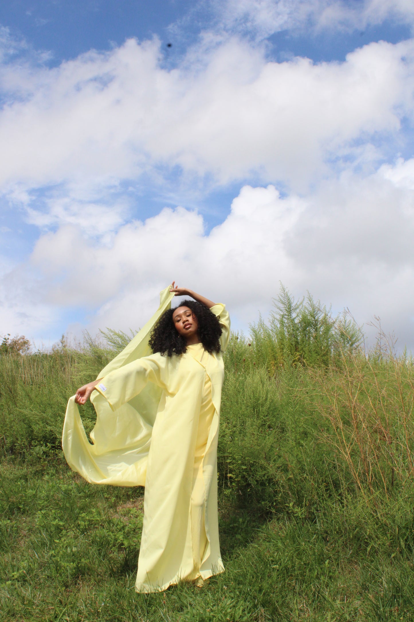 YELLOW ABAYA