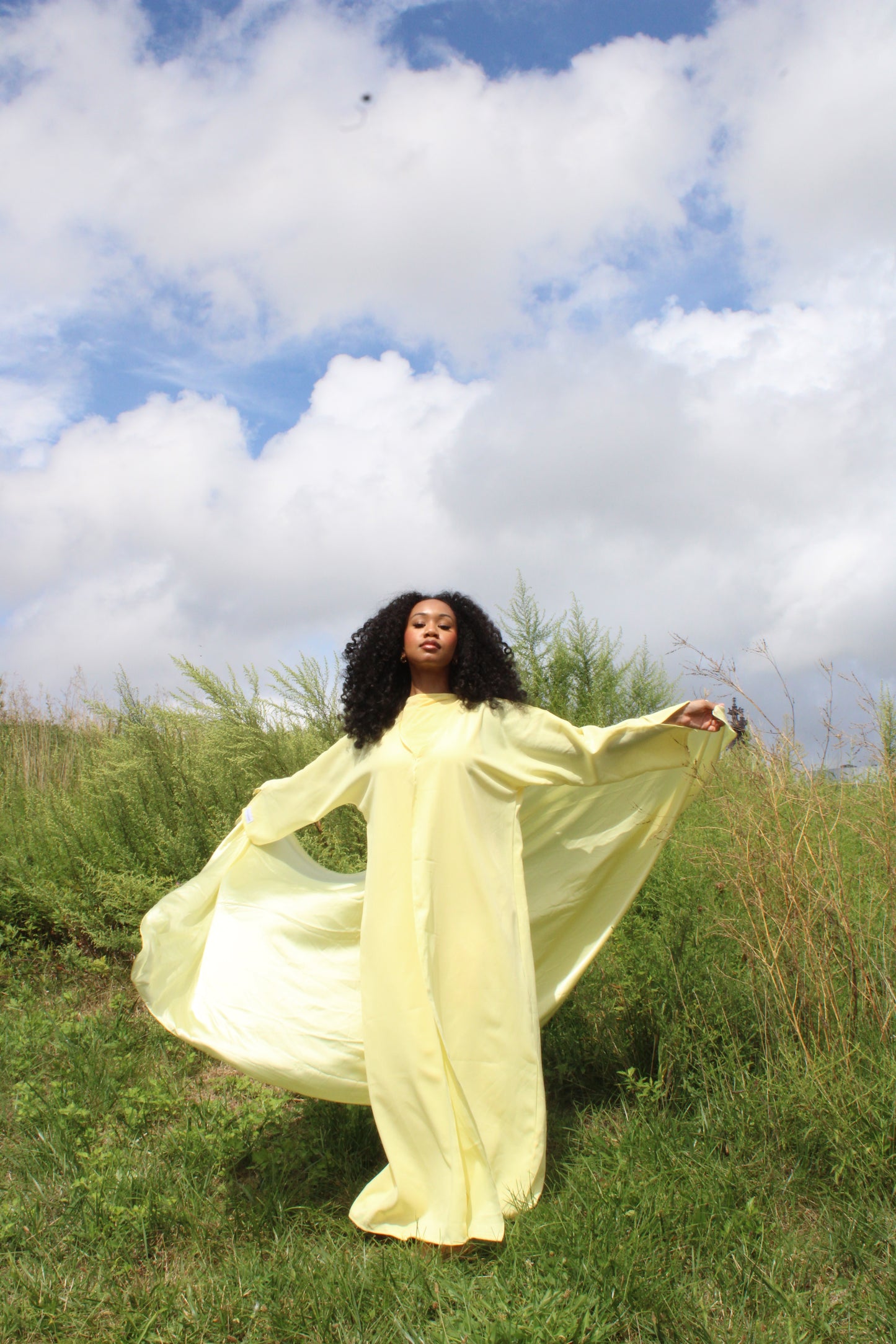 YELLOW ABAYA