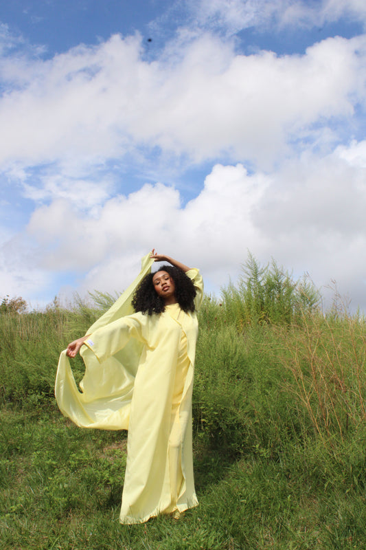 YELLOW ABAYA
